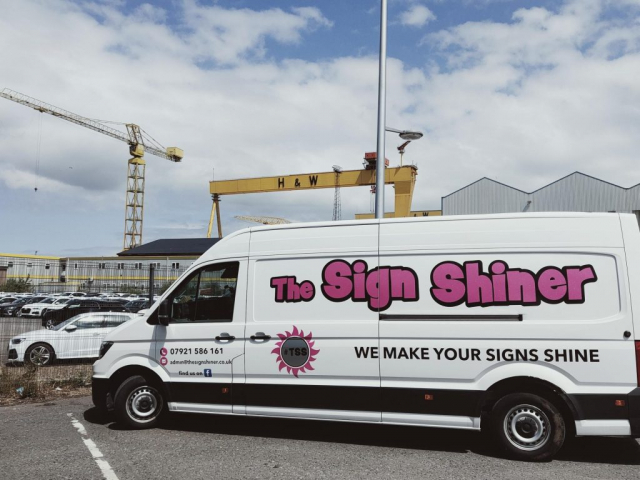 The Sign Shiner Van
